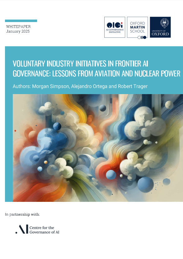 Image for Voluntary Industry Initiatives in Frontier AI Governance: Lessons from Aviation and Nuclear Power