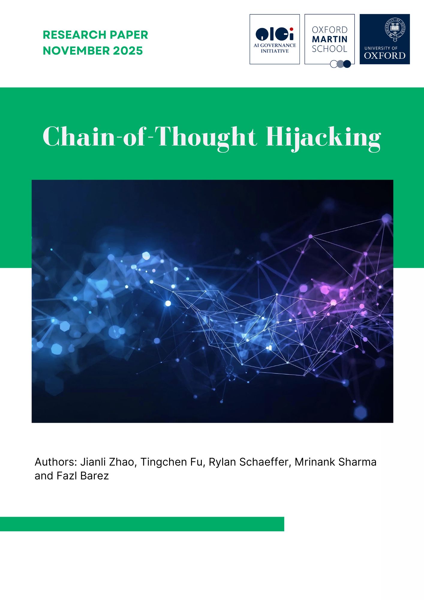 Image for Chain-of-Thought Hijacking